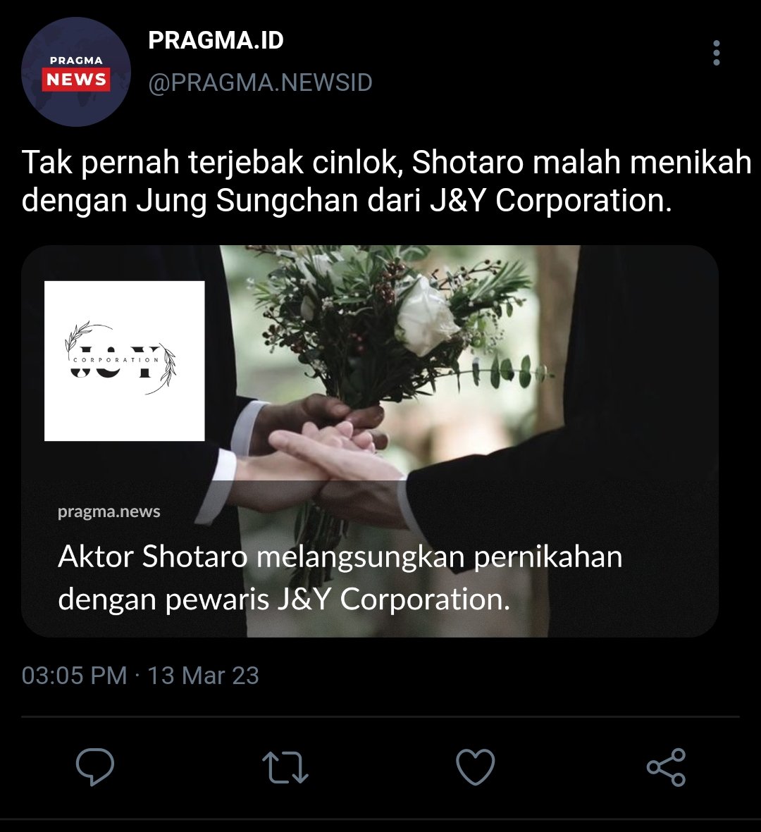 yvnsanspace's tweet photo. pragma • sungtaro au
© yvnsanspace

jika s.ungchan menganggap peran s.hotaro adalah seorang penjahat, s.hotaro akan dengan senang hati memainkan perannya. https://t.co/lblGEeyBlQ