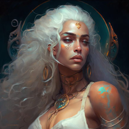 b3hika's tweet photo. Sahira the golden queen! 🧚‍♀️ Working on some new prompt styles today!

Concept art character generated in Midjourney!

#midjourney #conceptart #aiartist #fantasycharacter #AIArtworks #AIArtistCommunity #AIArtCommuity https://t.co/6f77YZ8CT5