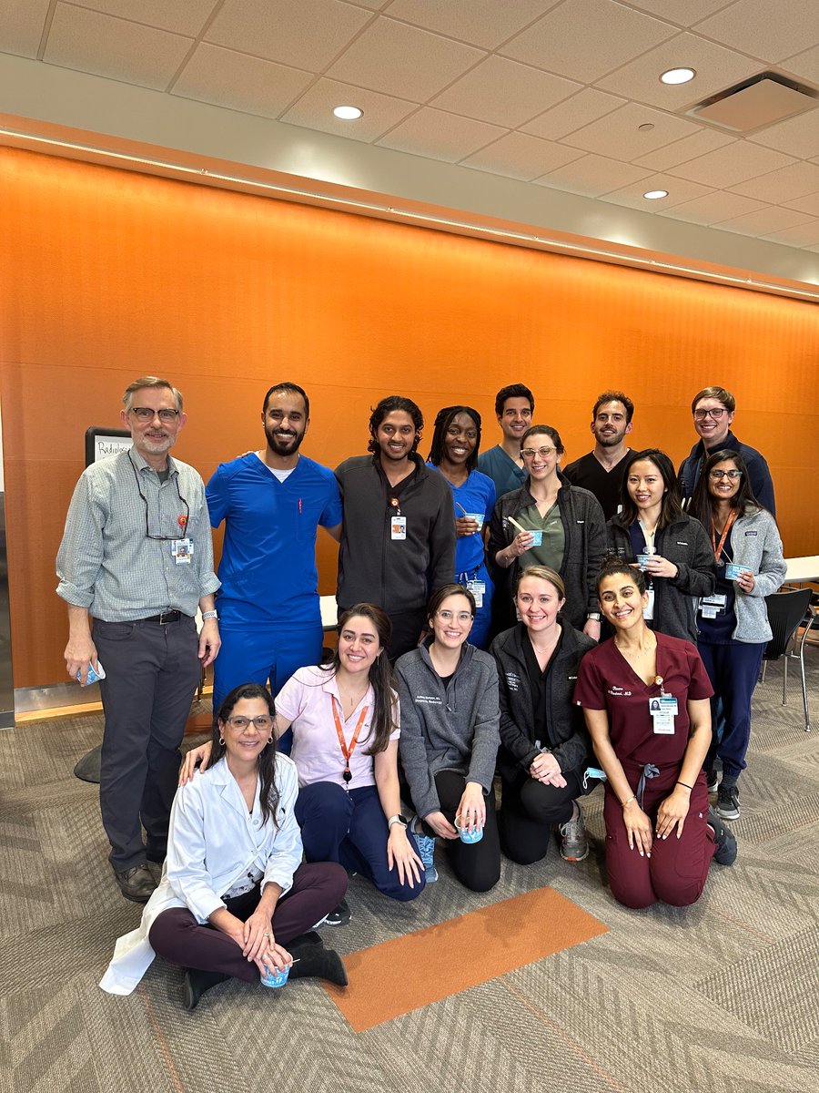 UTHealthRadRes's tweet photo. Neuroradiology fundamentals lecture for our R1 class was fueled by @benandjerrys Ice cream 🍦😋
#radres #RadResChat #radiology #futureradres #residency #matchday2023 https://t.co/9BOXPADnwO