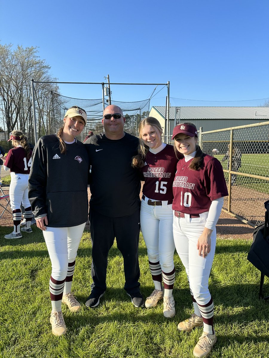 Coach spending some time over the break watching some former Lady Trojans.