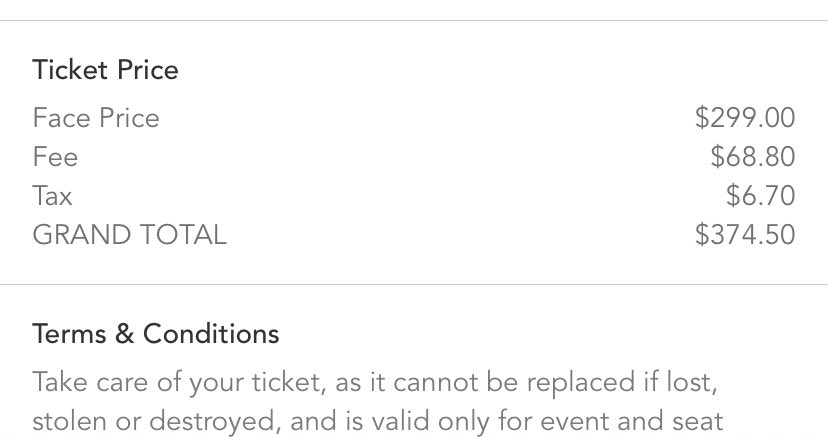 FINEKIWl's tweet photo. i’m looking to sell my ticket for taylor @ soldier field. Asking 375 (that’s what i payed exactly) it’s for june 3rd. i had plans to go with a friend but it didn’t work out and i just don’t want to go alone. Sec 138, Row 13, Seat 1. https://t.co/WJuUNFSgMy