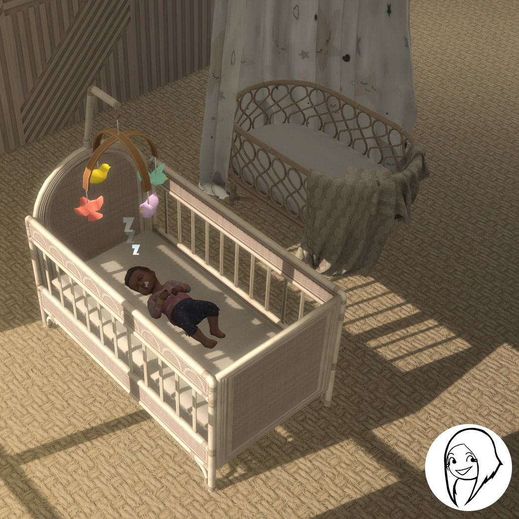 SybouletteCC's tweet photo. ✅Cribs from Helios and Coraline set had been updated to be functional for infants (they can be upgraded with mobile aswell).
🔄You can redownload for free: https://t.co/2bFxkpel3o and https://t.co/PQwqeuuO9S

⌛I will update the changing tables after the DLC and S4S update :) https://t.co/BaTHWWDWYz