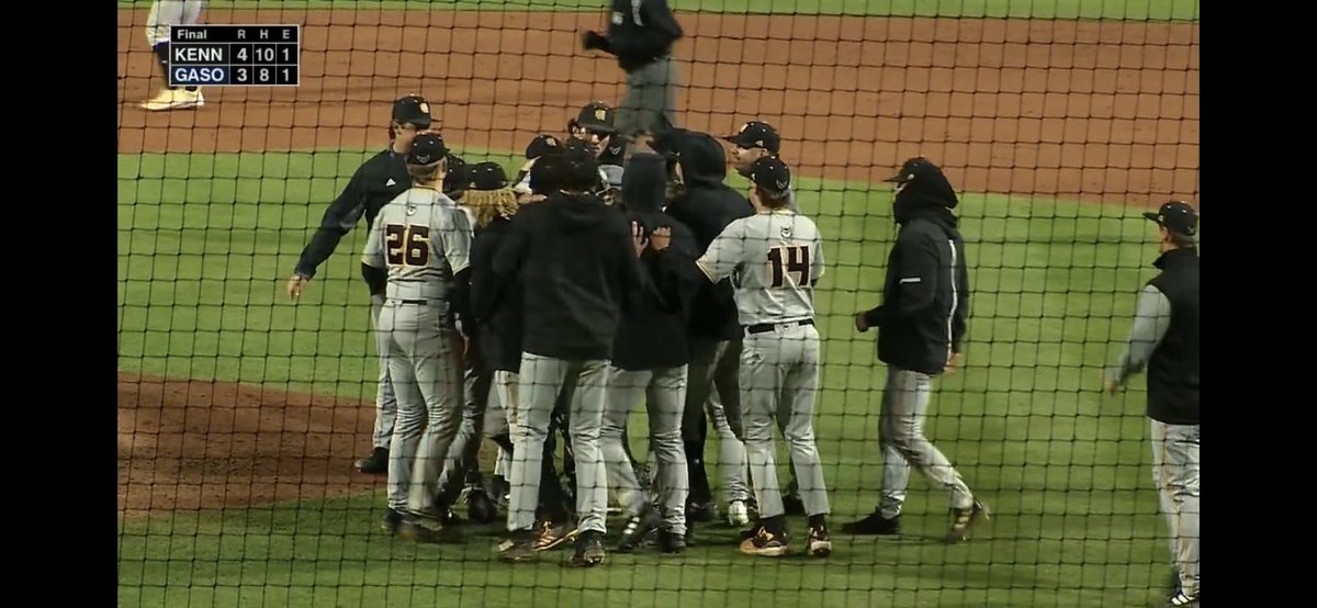stf3333's tweet photo. Sometimes in the game of Baseball things come together exactly as they are destined to. Very fitting this young man was on the mound to close out a big in state rivalry game. No doubt his biggest fan was watching down cheering him on. Love ya buddy @SmithPinson https://t.co/UWyNpdJ6mt