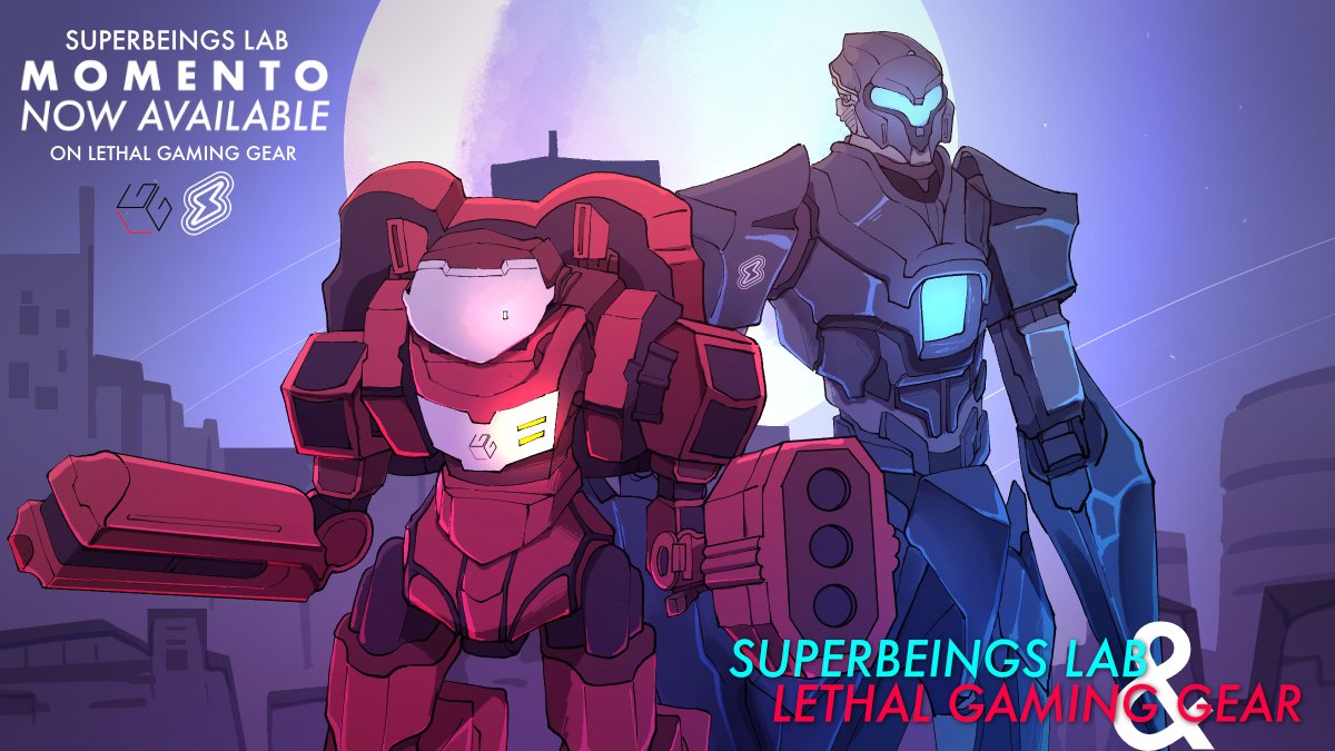 We are happy to announce that we have partnered up with <a href="/superbeingsLAB/">Superbeings Lab</a>! We will be carrying their quality products moving forward.

Their Momento mousepad is currently in stock as well! To celebrate we are giving away 5 of them!

- Must be following us lethalgaminggear.com/products/super…