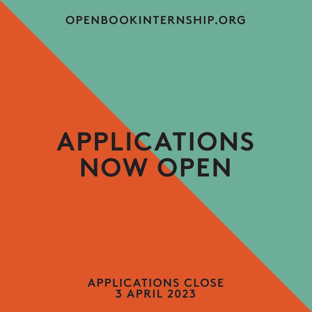 The Open Book internship is open for applications! We are incredibly excited to be a part of the program once again - and we can't wait to see YOU in the office with us 🧡

Apply now: ow.ly/1o8f50Nhqm8

#openbook #diversityinpublishing #publishingjobs #publishinginternship