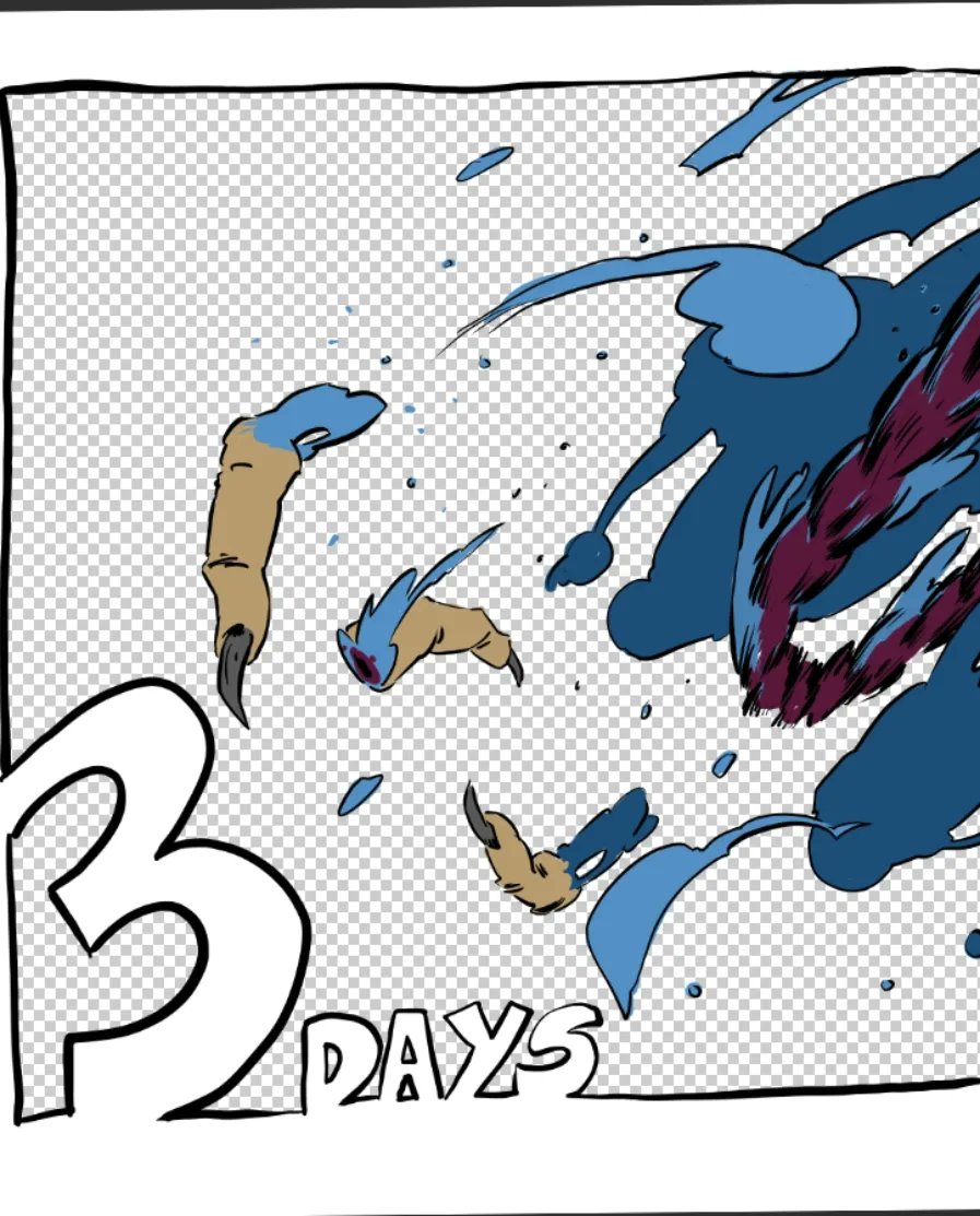 Happy_Log_pub's tweet photo. Work through process, Frome sketch to inks to flats. I like to keep my flats on a back, mid, and foreground layers.
#sketch #advertisement #Kickstarter #kickstartercomics #comicbooks #indiecomics #indie #Amphibianoir #loganfrench https://t.co/nB8N0fw6uO