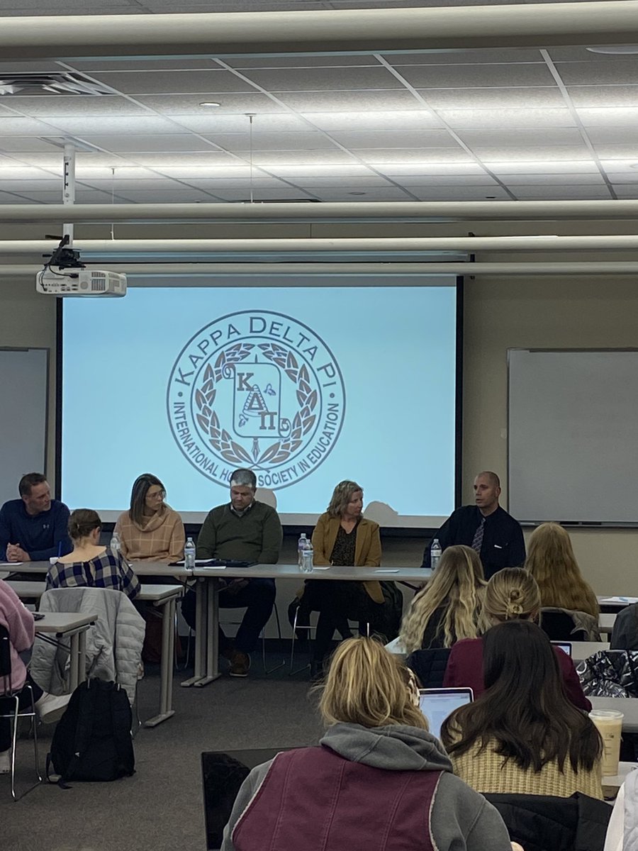 ONUEDU's tweet photo. Tonight Kappa Delta Pi hosted their annual Principal Panel.
Special thanks to our guest principals. https://t.co/dSvhe4wa5K