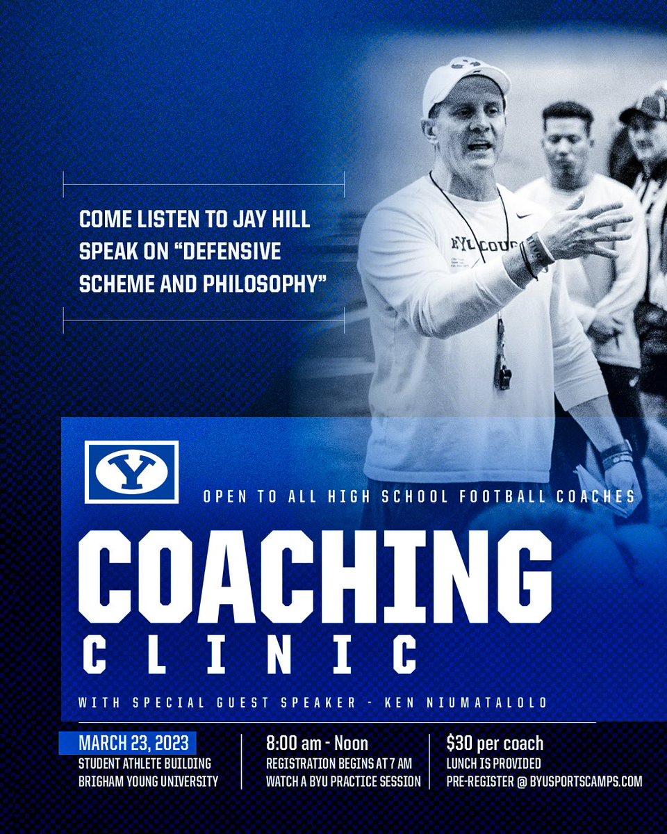 I love these clinics. Mingling with other coaches and talking football. Go Cougs!