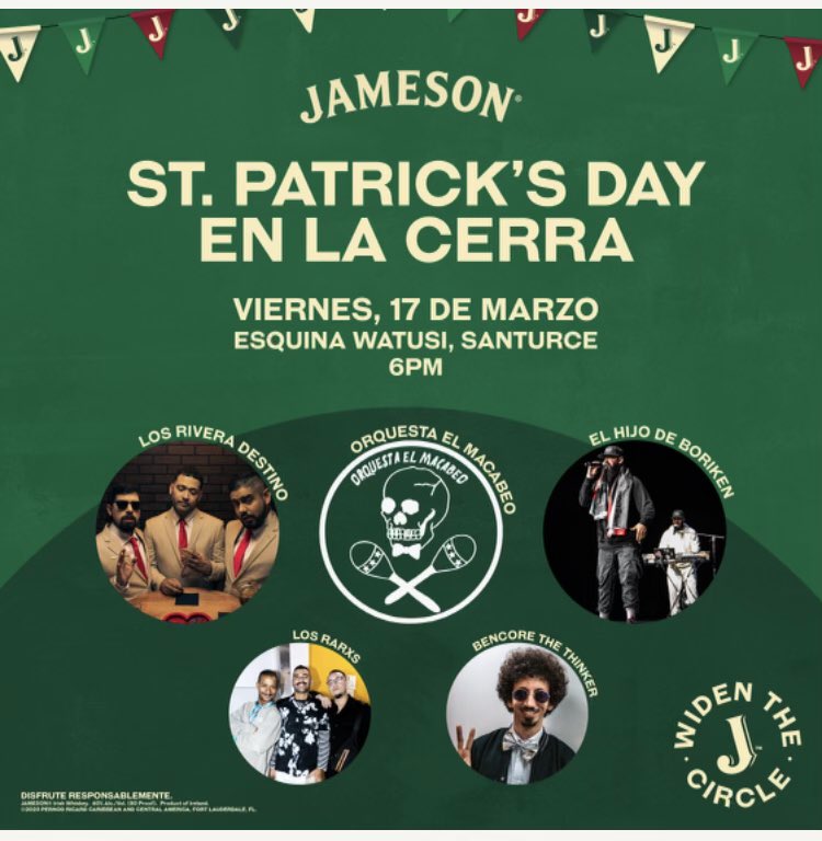 ¡Viernes 17 de marzo en El Watusi!!