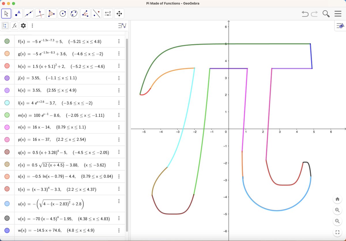jr_bautista's tweet image. Celebrating pi day with this #functionart created with @geogebra: geogebra.org/m/jxw7rqam