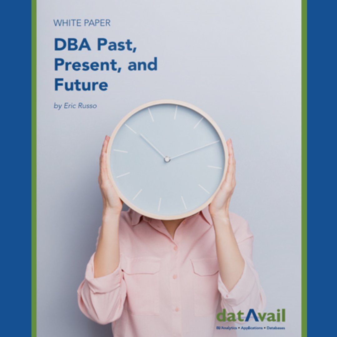 datavail's tweet image. Read the highlights &amp;amp; key takeaways of the PASS Data Community Summit in this report, where Datavail’s SVP of Database Services, Eric Russo, moderated a panel that explored the past, present, &amp;amp; future of #DatabaseAdministration.
bit.ly/3LnNoBh
#database #dba #technology