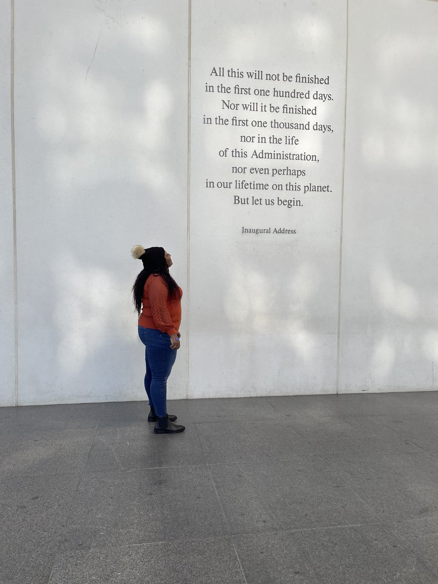 YBradTISD's tweet photo. Inspired by JFK’s courage to make equity for several marginalized groups a priority in his short time on earth. We don’t need much time to impact the world. #courageleadership @Region12Leaders #R12LLAC https://t.co/7LepfmgHhP