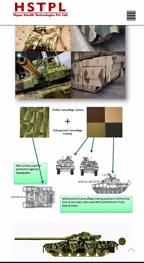 defencealerts's tweet photo. 🔴Indian Army has signed 1st @India_iDEX contract for procurement of ‘#IntegratedMobileCamouflage System’ to enhance #stealth capabilities of Armed Fighting Vehicles, developed by iDEX winner #HyperStealthTechnologies Pvt Ltd. https://t.co/wy9ldPF0yX