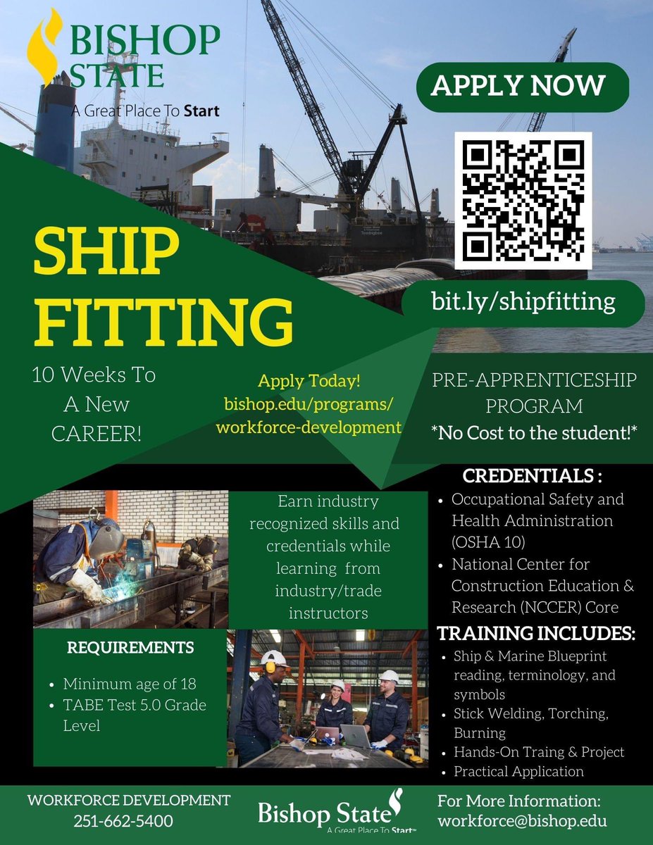 Bishop State Workforce Development tweet media