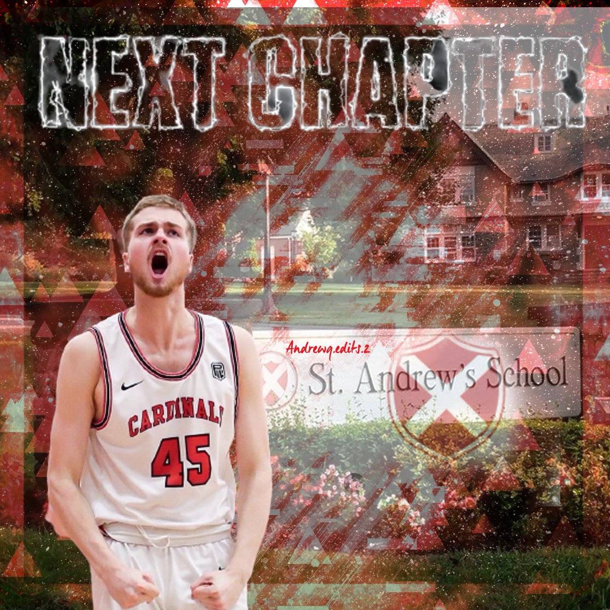 I have committed to play for Coach Hart at St Andrew’s School RI next year for Post Grad. I’m am now a class of 24. Let’s go Saints!