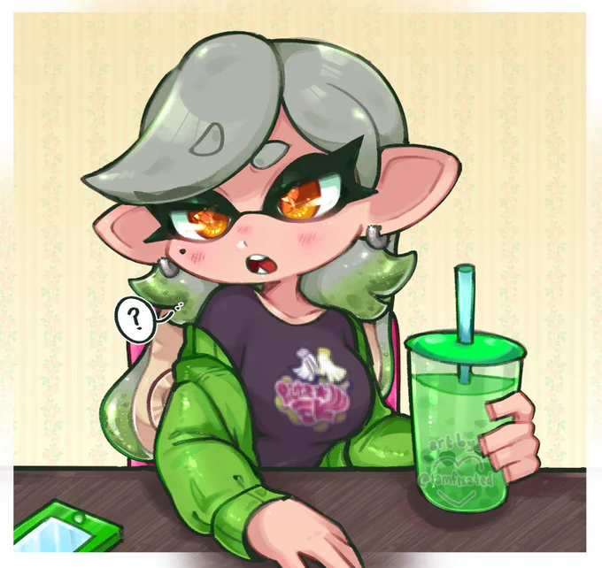 happy late mar13 a very casual marie#Splatoon3 