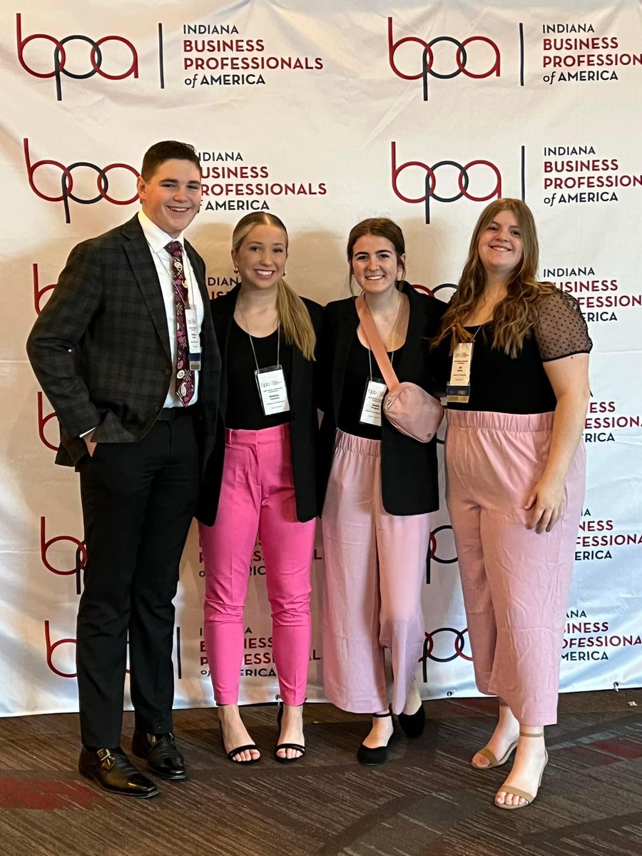 Students from Orleans Jr/Sr High School attended the 2023 Business Professionals of America State Leadership Conference in Indianapolis! 

#INBPA #futureofbusiness #CTSO #CTE
#INBPASLC #bpaallday #memberspotlight #DiscoverYourPurpose