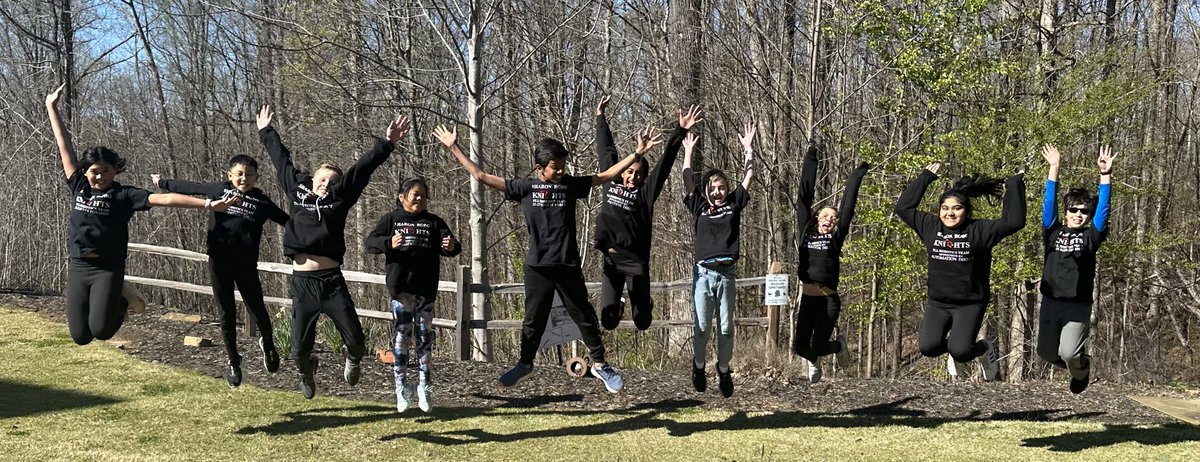 SRK26392's tweet photo. Sharon Robo Knights are jumping for joy to be able to meet with Zach Hill from Tesla to discuss #solarhighway on Friday! @firstlegoleague @gafirstlego @SharonElemS @LewisMasseyLlc @LeesaHagan @GPBEducation https://t.co/bf0LVwgwi1