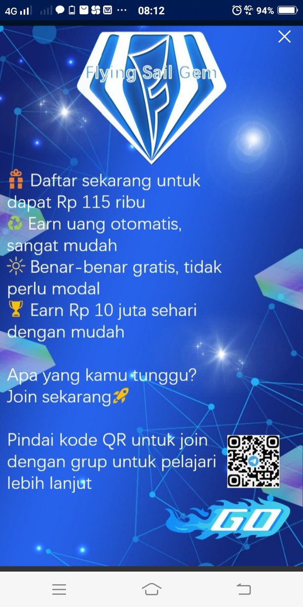 LinodeAcc's tweet photo. Ayo bergabung dengan flying sail gem💎 https://t.co/apUcbn457Q