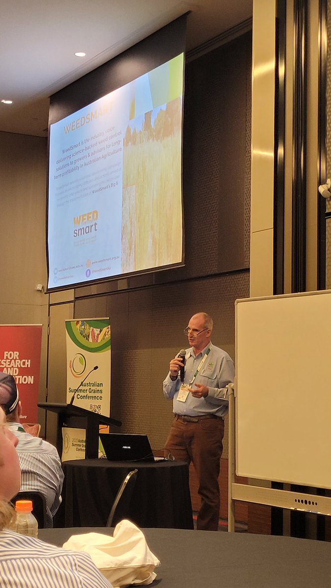 TimNeale1's tweet photo. Macca smashing it again at #ASGC23 @Paul_WeedSmart https://t.co/OqkAkGL2Nw