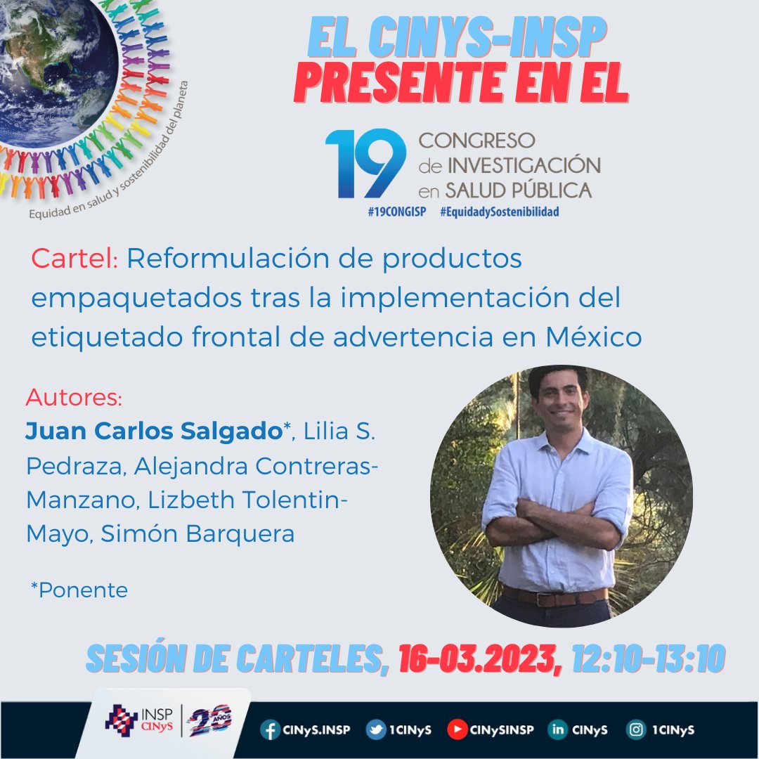 1CINyS's tweet photo. ¿Nos acompañas en el #19CONGISP @CONGISPMx? Revisa algunos de lo carteles que exponen investigadoras e investigadores #CINyS, ¡te esperamos! #EquidadySostenibilidad #OrgulloCINyS #OrgulloINSP https://t.co/lMNNs909pi