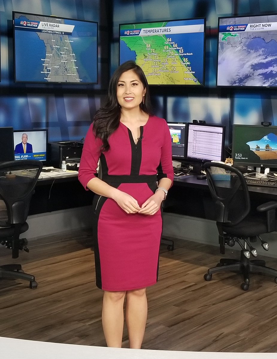 CamTranTV's tweet photo. Wearing "the meteorologist" dress on this 3.14 (Pi Day ) to support more women in STEM careers. According to the American Meteorological Society only 29% of broadcast meteorologists are women. 
#piday #women #in #science #female #meterologists #thedress https://t.co/SCyrkrZZsa