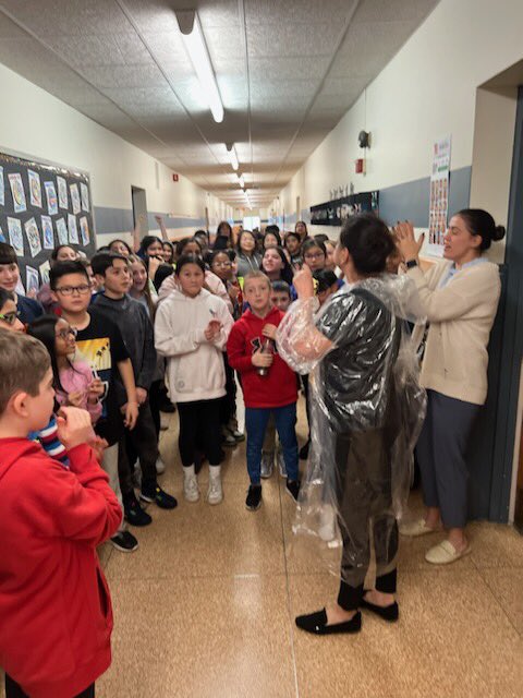 BarnumWoods's tweet image. Best Pi Day EVER!!! In an effort to raise money for scholarships, the BW Student Council hosted a PIE EATING CONTEST today! Staff members were cheered on by the students while they competed in this amazing event! @emeadowschools #piDay2023 #pieeatingcontest