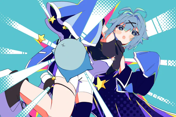 海鼠さんところのぷるこちゃん描かせていただきました!! #イラスト  #海鼠アート