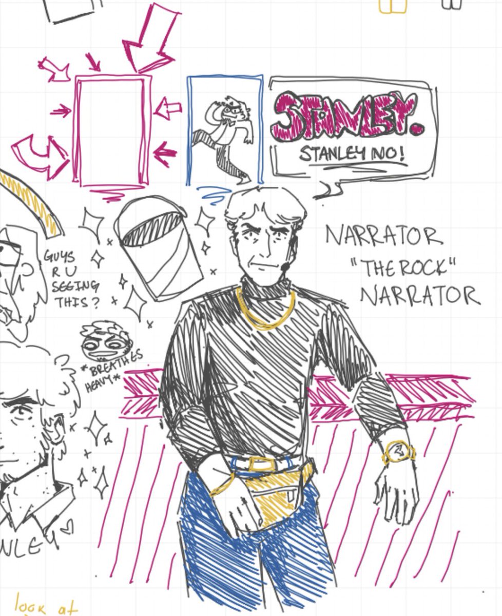 webs4ribs's tweet photo. More whiteboard shenanigans 
#tsp #thestanleyparable #stanleyparable #tspfanart #thenarrator https://t.co/zxfdfgT386
