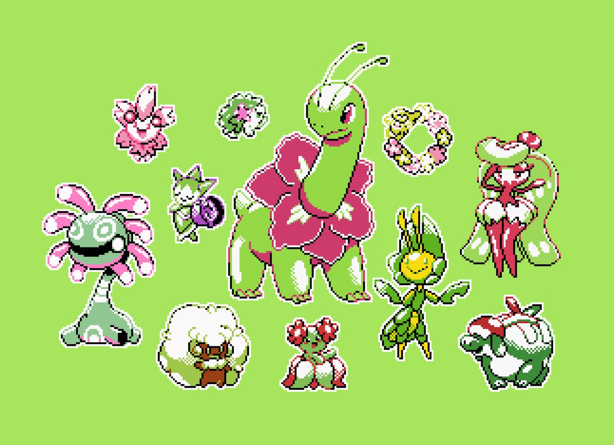 「Floral Pokémon for spring? Groundbreakin」|Sindorman: commissions are open!のイラスト