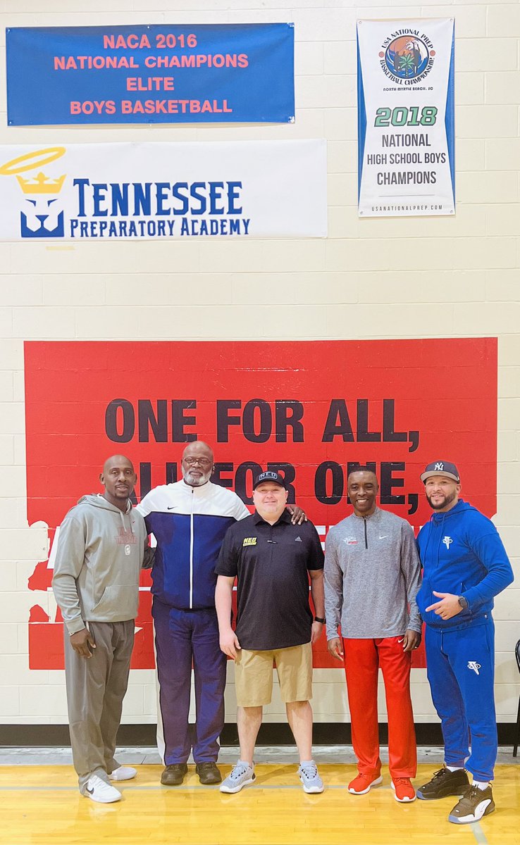 tennprepacademy's tweet photo. We want to thank all the coaches that came by todayโs practice ๐
Coach Andre Turner - Lane College (Yes, The Memphis Legend)
Coach Jeremey Jackson & Assist. Coach Blake Mills - NEO A&M College
Coach Derrick Fears- Miss Delta CC
#TennesseePrep #Memphis @coachrayford @GoTigers247 https://t.co/N21CEg2iPj
