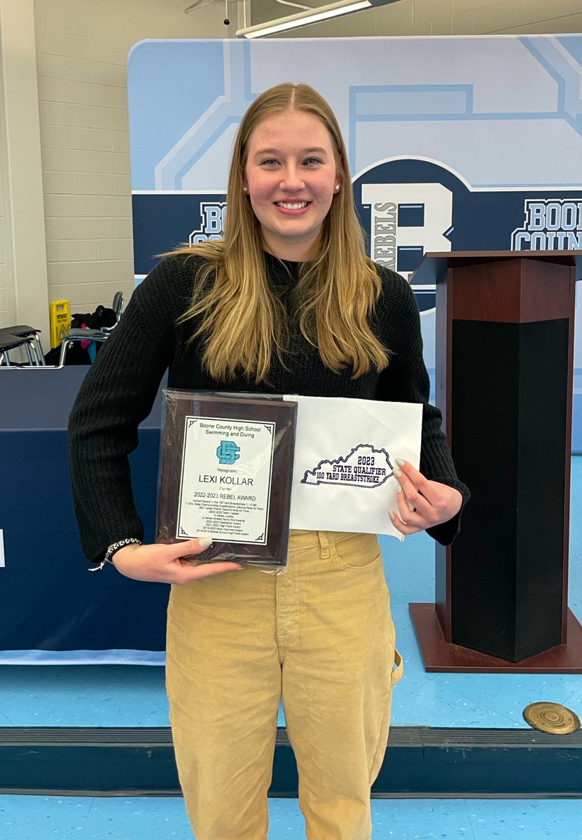 RebelSwimDive's tweet photo. The Rebel Award went to @KollarLexi for an incredible legacy that is too long to list in this tweet! https://t.co/KzCweedDfJ