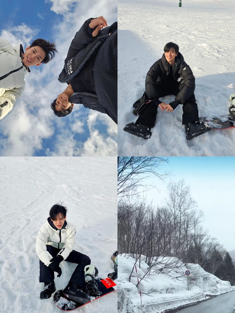 flirtaynew's tweet image. taynew in japan ❄️💙 #เตนิว
