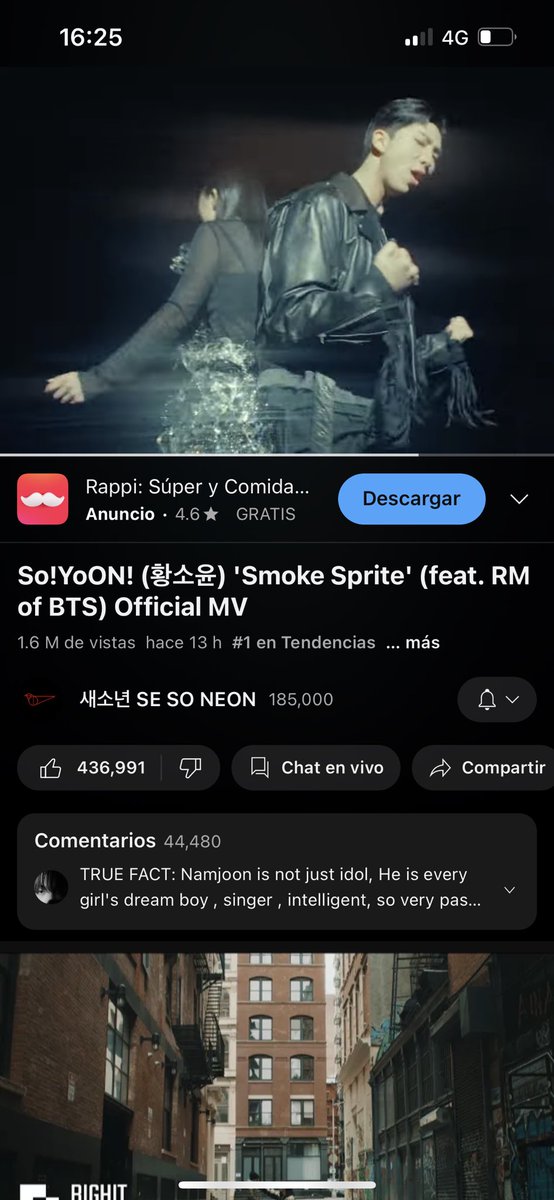Rezva_T24's tweet photo. @yoongi_mooni @JJJTHNY7 @Natalia29106 @BereniceVaRo @bbs_lov @Lyria375 Plataforma: YouTube
❤️Captura: 22/25
#SmokeSpriteFeatRM #SmokeSpriteftRM #SmokeSpriteOutNow
#SmokeSprite25Challenge https://t.co/R2McZqCdxo