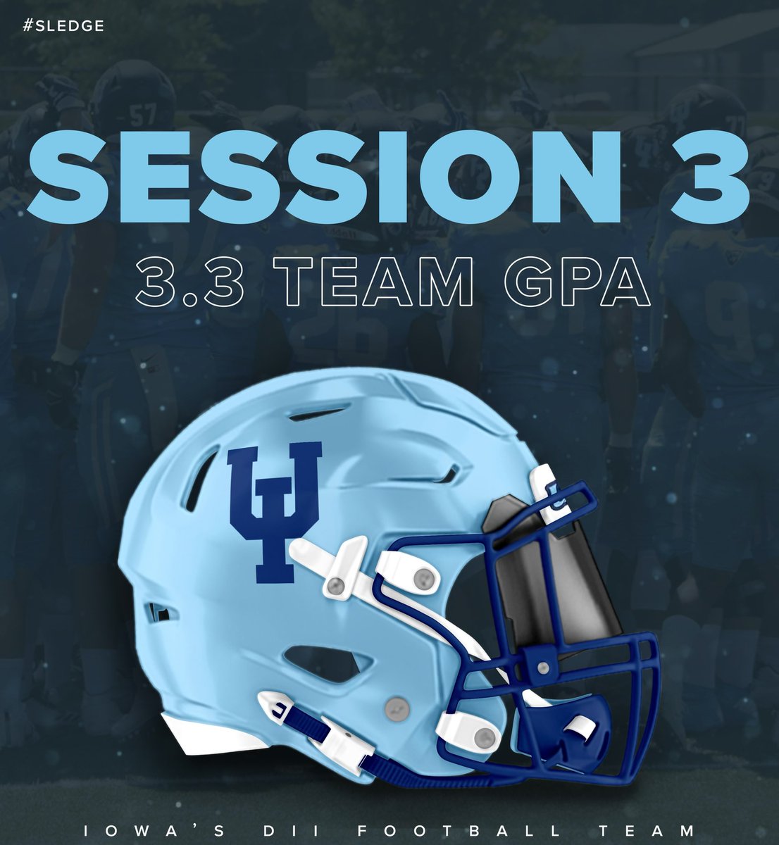 Upper_Iowa_FB's tweet photo. 🗣️ SCHOLAR BALLERS 🗣️ Proud of our guys ‼️ #SLEDGE https://t.co/RnCRPHKZBZ