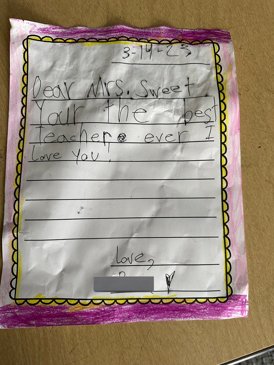 mrssweetbees's tweet photo. Aww sooo sweet 😍😍 from first grade friends @BretHarteSchool https://t.co/jNxGZWgVRt