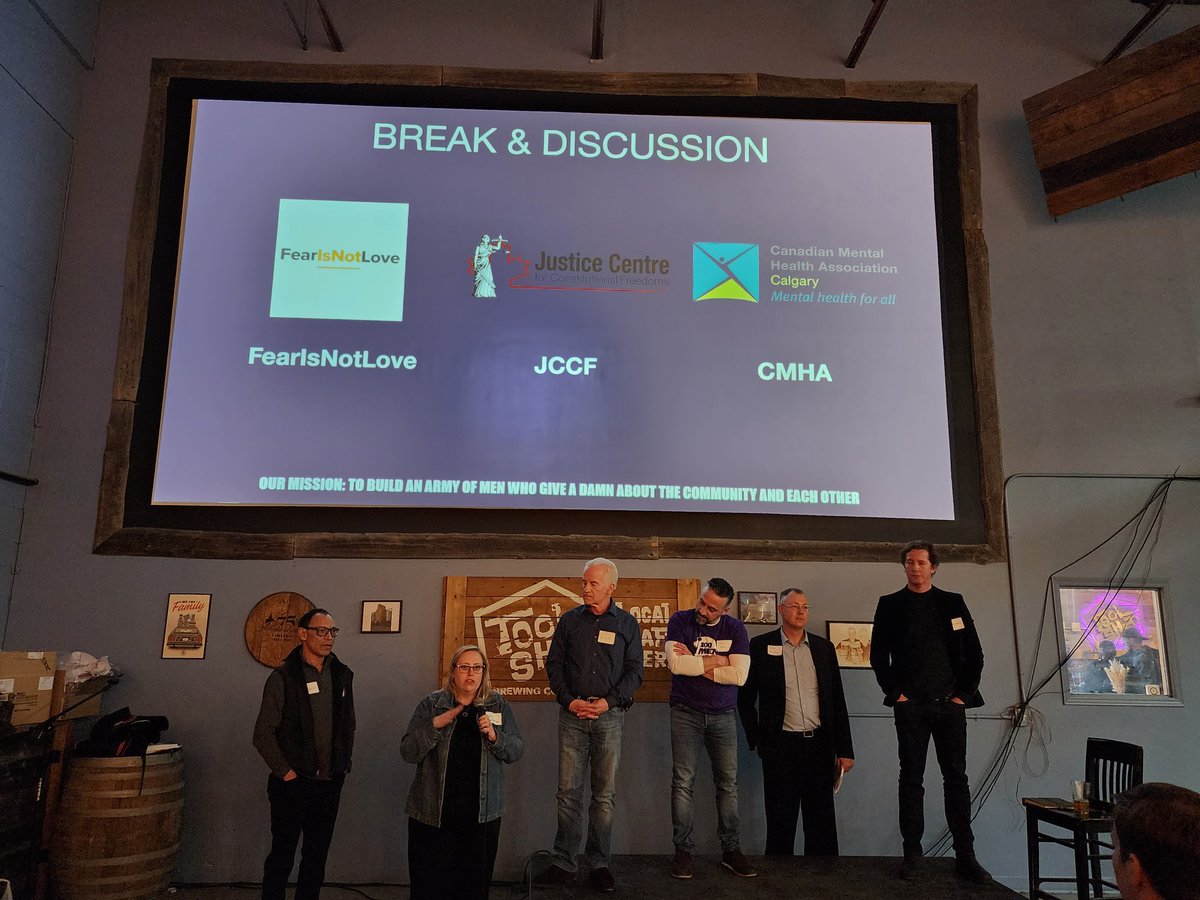 Question and answer time with each nominated #charity. Join us at our June meeting and nominate your favourite charity. Email hello@100mencalgary.com for information. #yyc