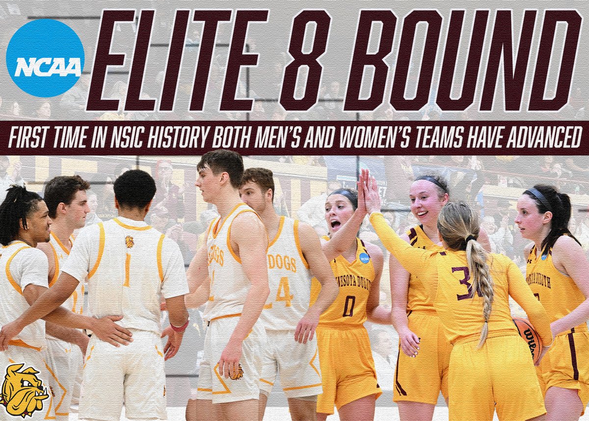 UMD Athletics (@umdbulldogs) on Twitter photo First time in program history ✔️
First time in NSIC history ✔️
13th time in NCAA history👀
<a href="/UMDBulldogMBB/">UMD Men's Basketball</a> <a href="/UMDWomensBBall/">UMD Women's Bball</a> First time in program history ✔️
First time in NSIC history ✔️
13th time in NCAA history👀
<a href="/UMDBulldogMBB/">UMD Men's Basketball</a> <a href="/UMDWomensBBall/">UMD Women's Bball</a>