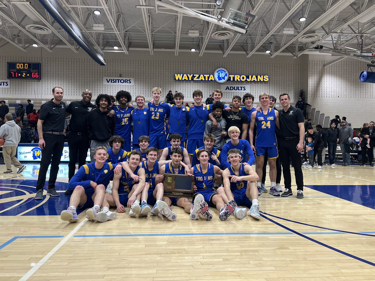 WayzataTrojans's tweet photo. Congrats Trojan Boys Bball on a hard fought battle and huge win! 6AAAA Champs! https://t.co/kBUMF6UBDx