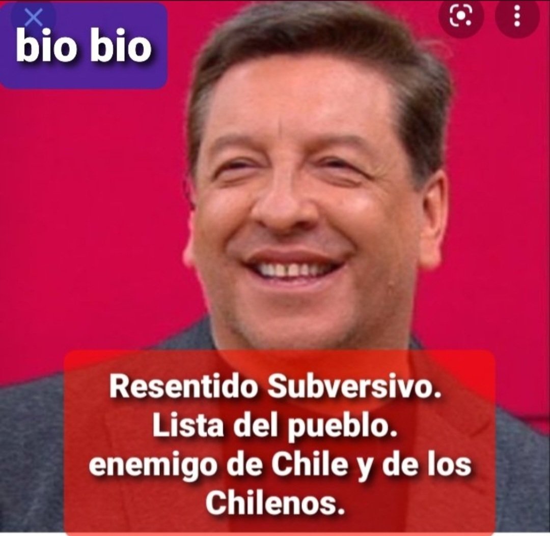 karolldy1's tweet photo. Lo que es yo y mi familia, NO vamos a comprar ni contratar ninguna empresa o producto a que le haga propaganda el Comunista  anti-chileno Julio César Rodriguez https://t.co/wc6RYrmc1e
