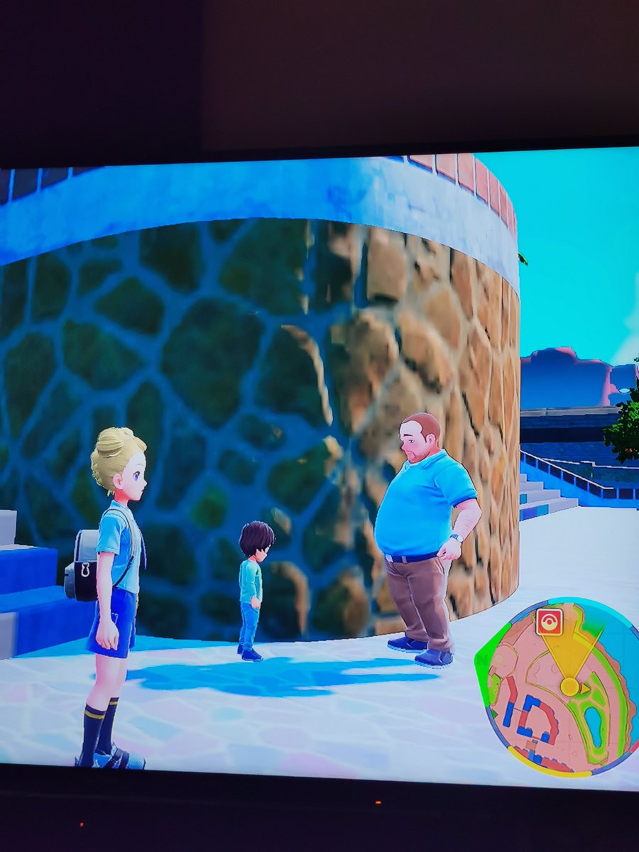 Jsahaya's tweet photo. @NianticLabs WTAF?! In a shaded area where these two NPC are and they do not interact - seriously?? But you're right drag queens are the problem (my 7yo saw it and said "the kid looks scared and the man looks angry") DO BETTER https://t.co/vHBqTQHeB8