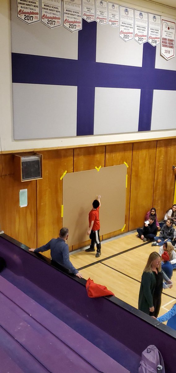 GSMS celebrates Pi day! Gr 8 student, Josh, won the recitation challenge by reciting over 210 digits of Pi, we created a Pi chain from over 1000 links, an assembly with special guest, Dr. David Wagner, a circle competition and more, including eating pie! Happy birthday, Einstein!