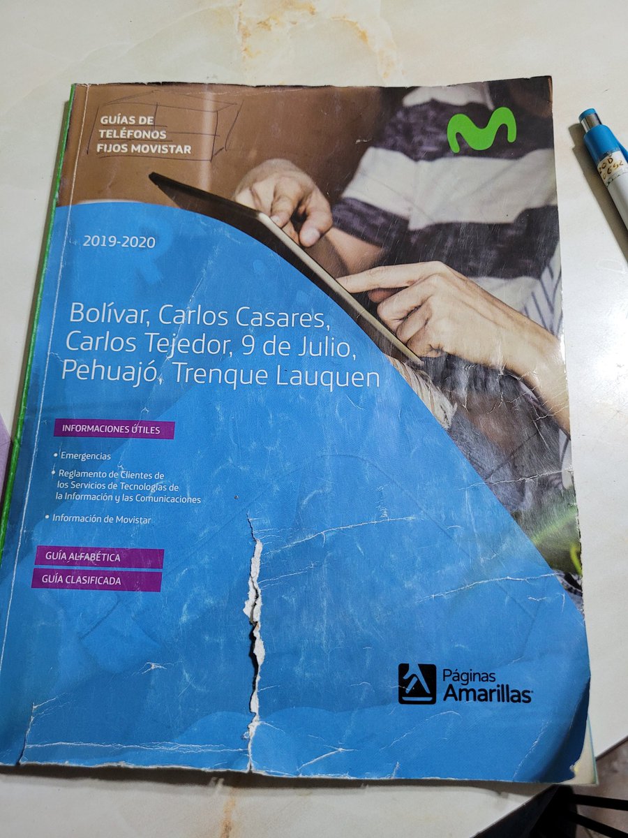 Hace unos años.... uno se entretenia leyendo la guia de telefonos!
Que epoca!