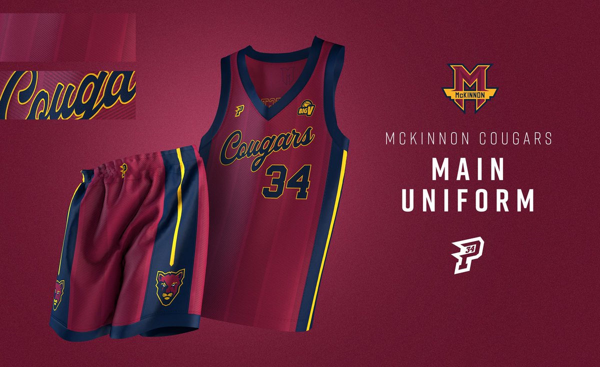 Proj34's tweet photo. New look for the McKinnon Cougars in '23 👀🎨 https://t.co/0LpVvFDJra