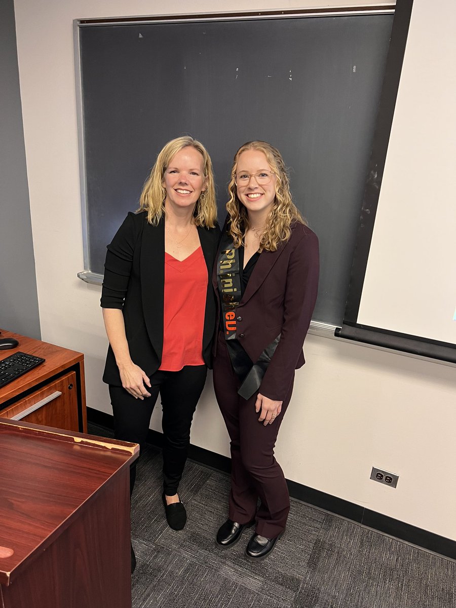 BakerLabMS's tweet photo. @KaylieKirkwood became Dr. Kaylie Kirkwood today, on Pi Day! What a perfect way to celebrate! We are all so proud of you Kaylie!! https://t.co/9ZNGCTlnLk