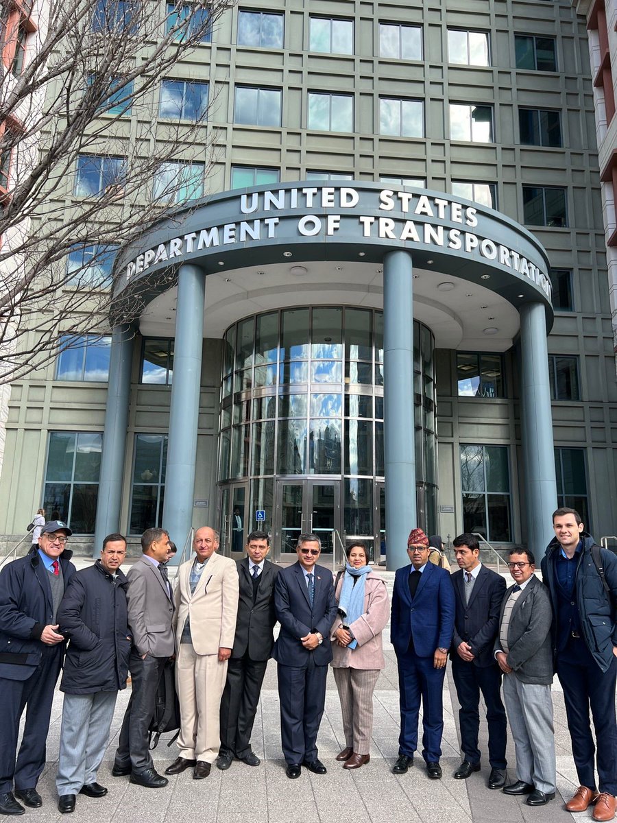 HFMobility's tweet photo. A second strong day for https://t.co/HJHVbjnLU4 exposure visit in the US. A power meeting w/ @USDOTFHWA sharing and explaining Climate Change Adaptation Tools for Transportation https://t.co/X3QNvGfPJJ especially in areas susceptible to flooding &amp; washouts such as Nepal. https://t.co/hgEqBZobo2