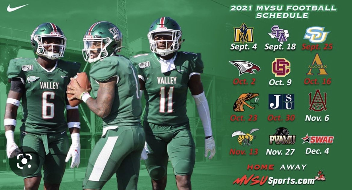 After A Great Call With <a href="/coachzsamuel/">Zane</a> I’m blessed to receive an offer from Mississippi Valley State #SWAC 
@coachphilaustin <a href="/JUCOFFrenzy/">JUCO Football Frenzy</a> <a href="/JuCoFootballACE/">JuCo Football Forer</a> <a href="/CoachParedez/">Coach Paredez</a> <a href="/CoachCrooksFC/">Brian Crooks</a> <a href="/drobin8585/">David Robinson</a>