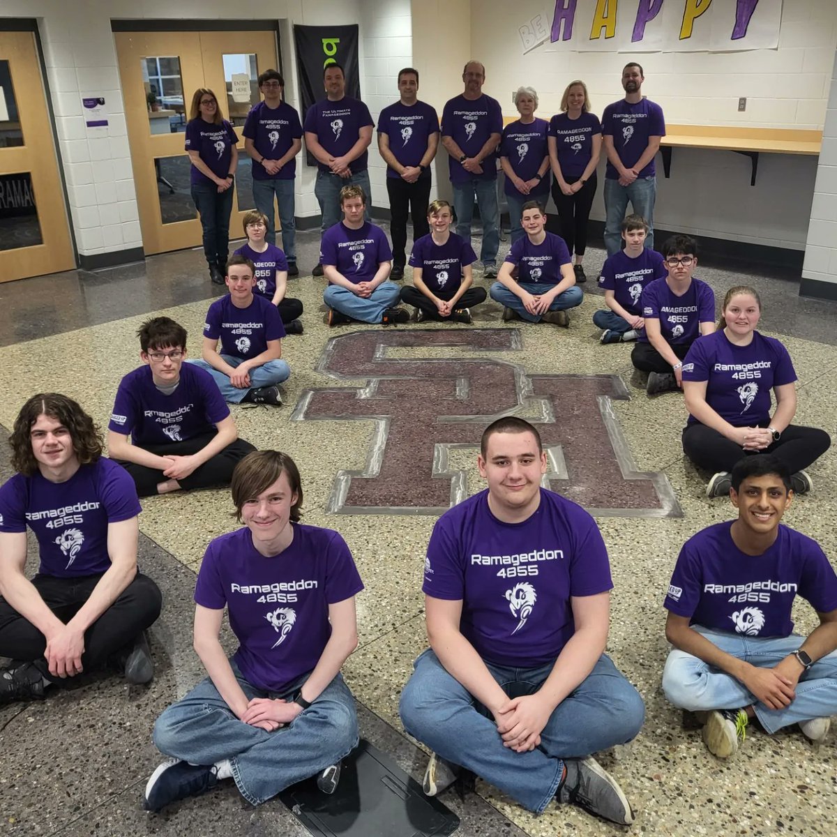Ramageddon4855's tweet photo. Thank you to all of our Fanageddons for coming out and supporting our team during the Annual Ramageddon Robot Reveal! We hope you enjoyed meeting our 2023 robot, Dolly. #omgrobots #FRC #4855 #Impact #chargedup https://t.co/kCfsh76C5D