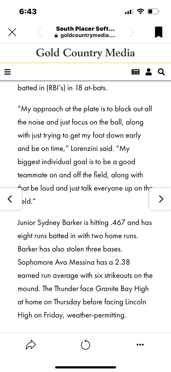 So pumped for this season!! Let’s get it in the SFL!!⚡️⚡️<a href="/RocklinSoftball/">Rocklin Thunder Softball</a>