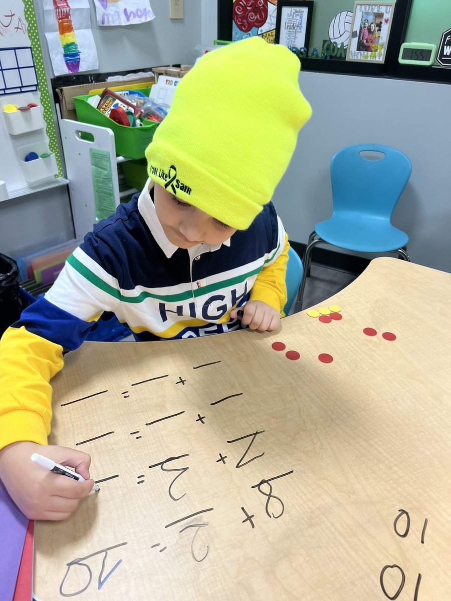 MrsHogan_DCS's tweet photo. After our @gfletchy fluency kit image talk with peppers, we explored if there was other ways we could arrange the 10 peppers - it was a student idea to use our red and yellow counters to show their thinking. https://t.co/9V4VlAR74G